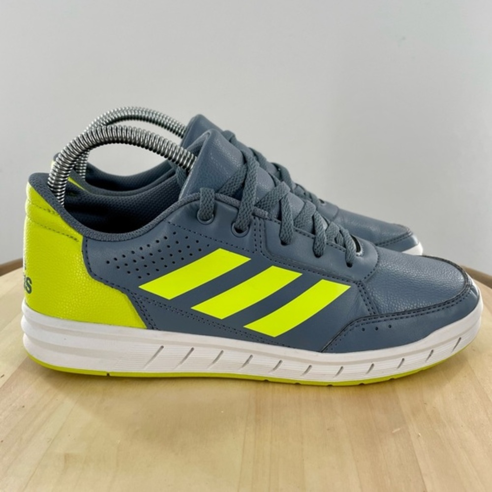 Adidas Alta Sport Men's Size 5 Blue Neon Green, Leather